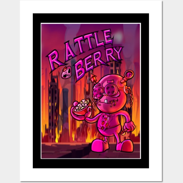 RATTLE BERRY CEREAL Wall Art by Biomek